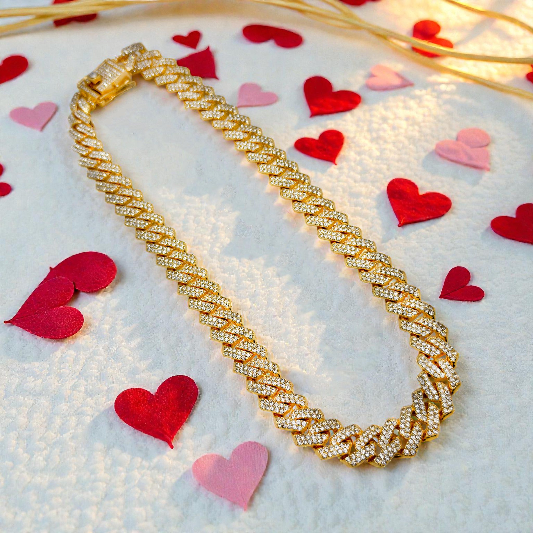 5’li Lüks Gold Chain Aşk Seti