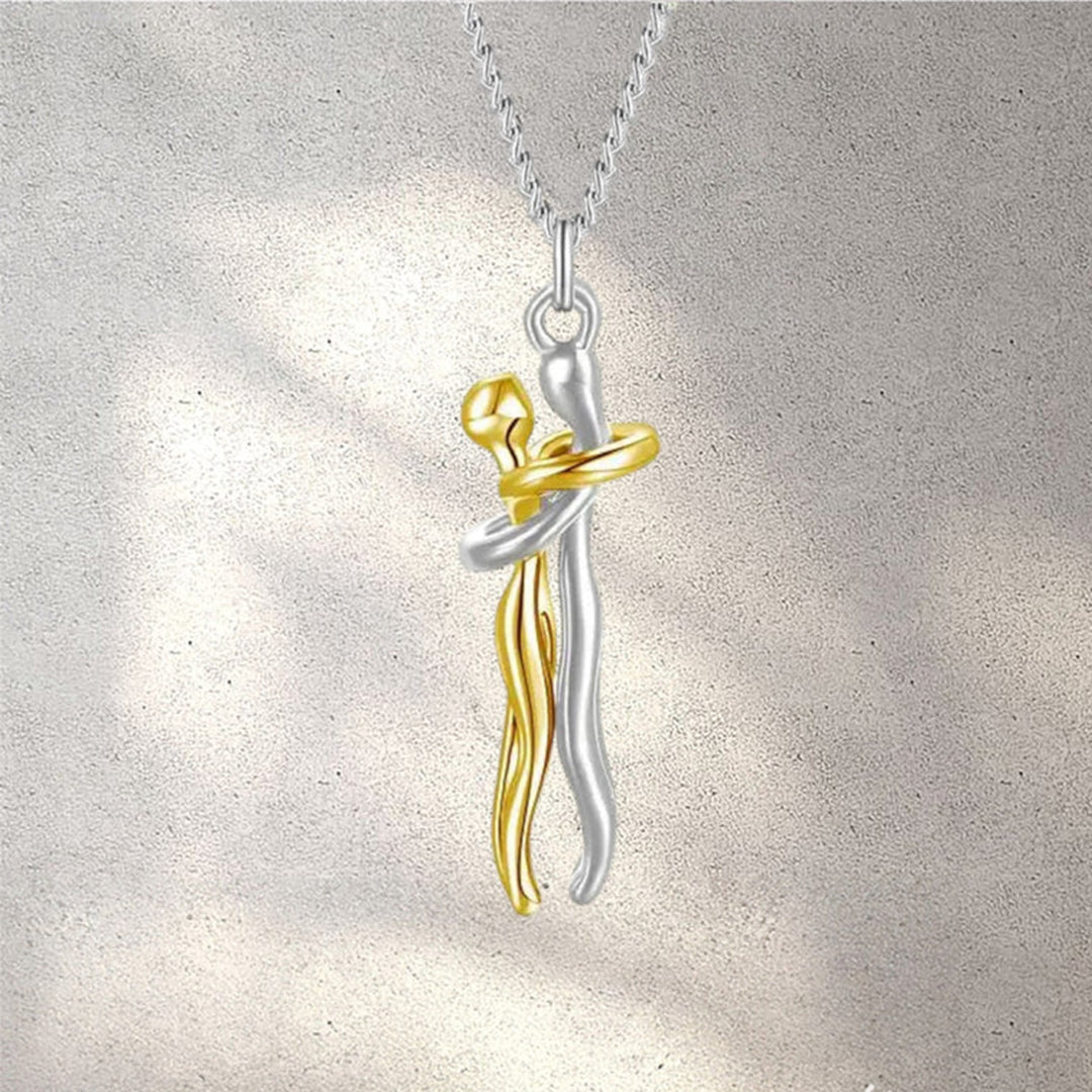 Sarılan Çift Kolyesi