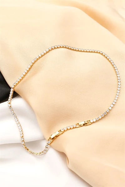 Altın Sarısı Renkli Su Yolu Kolye - Swaroza