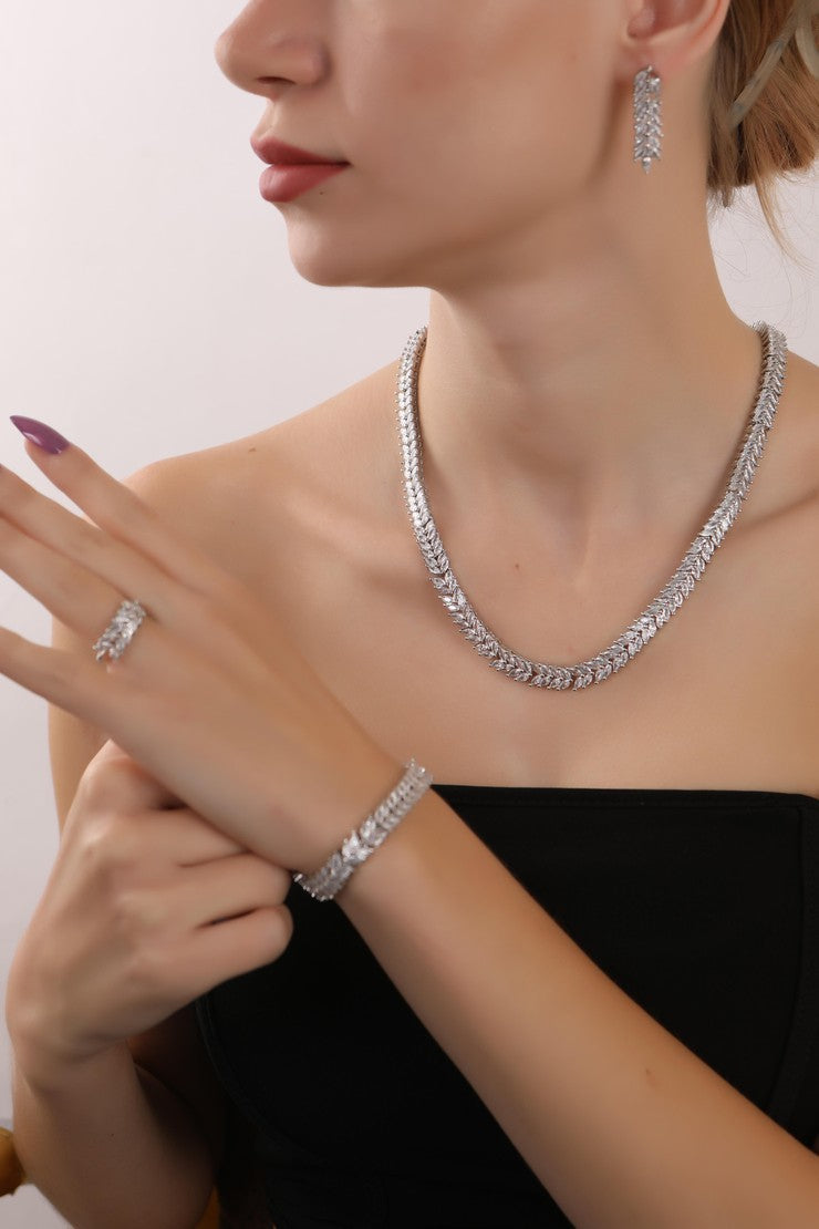 ALENA KOLYE - BİLEKLİK - KÜPE SET - Swaroza