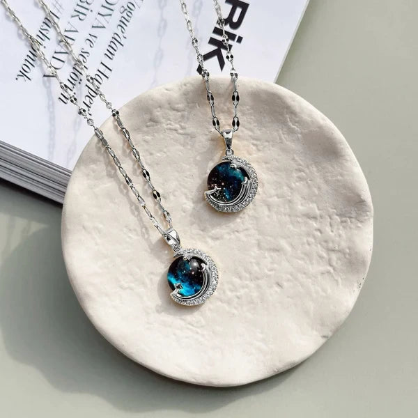 14 Ayar Altın Kaplama Gökyüzü Kolye - Swaroza