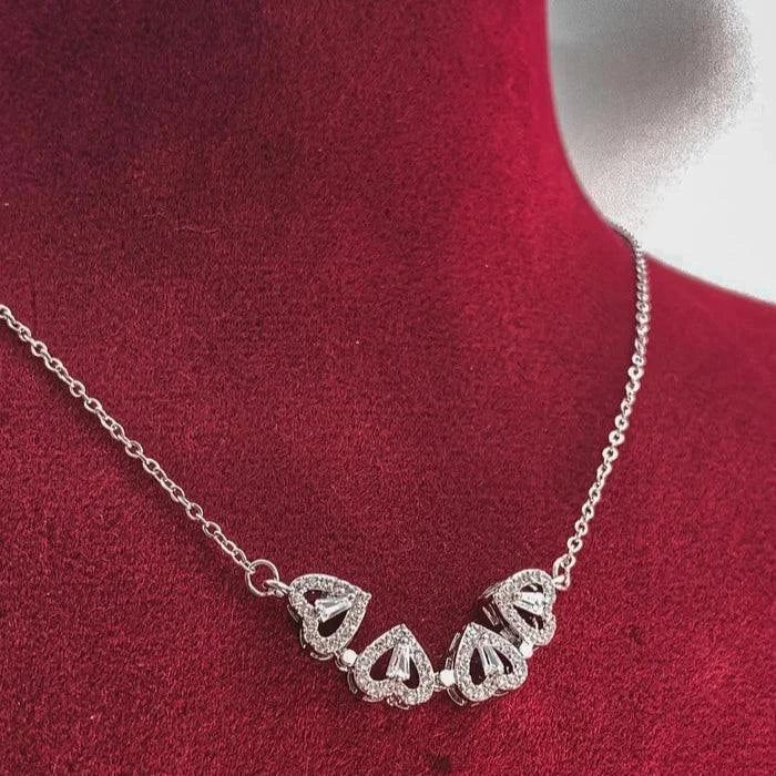 14 Ayar Altın Kaplama Mıknatıslı Yonca Kolye - Swaroza