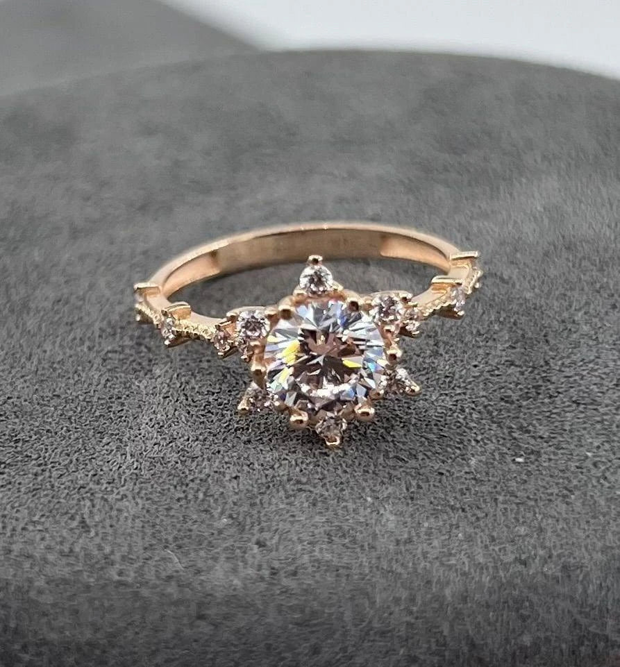 Paris Modeli Rose Tektaş Yüzük - Swaroza