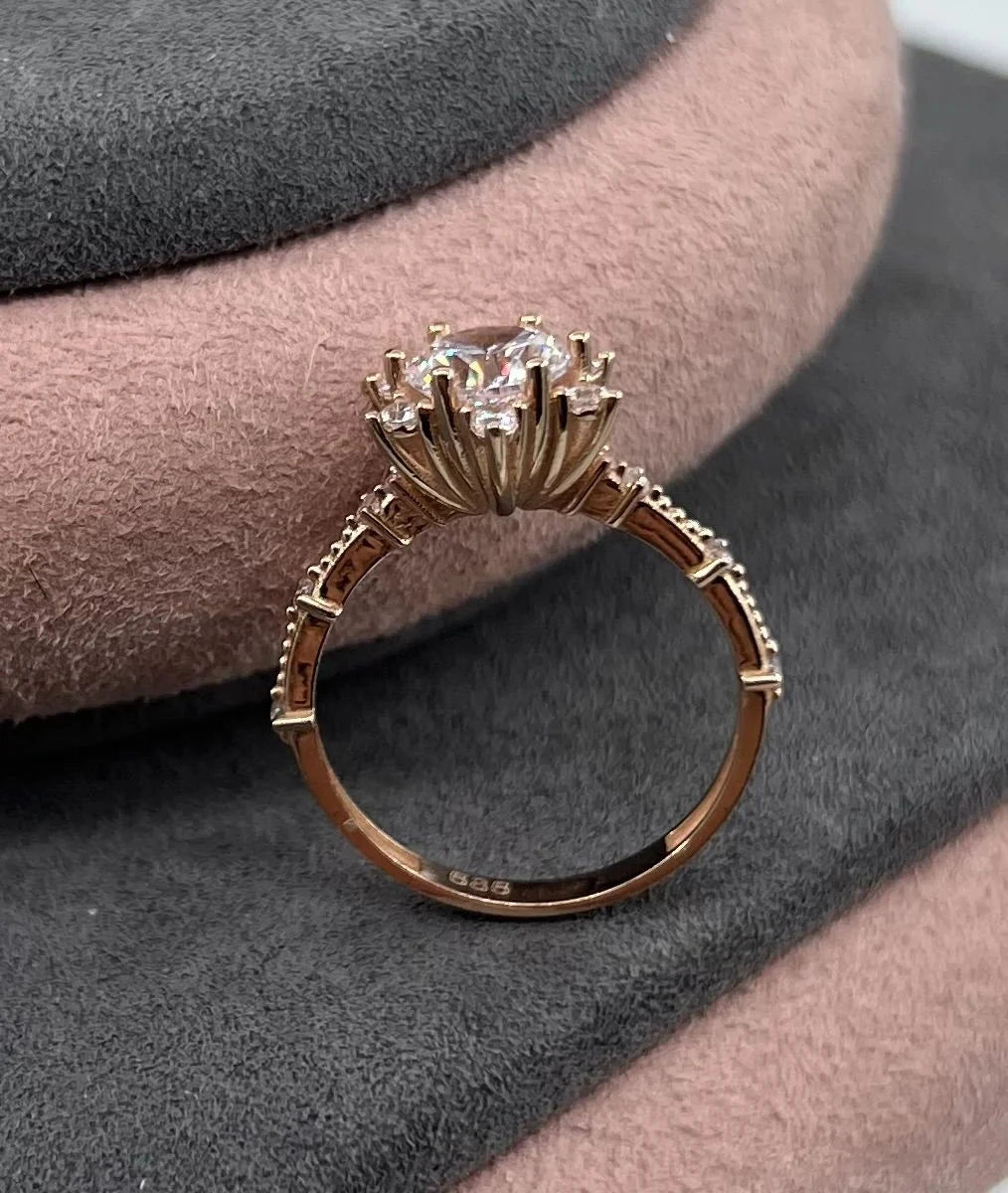 Paris Modeli Rose Tektaş Yüzük - Swaroza