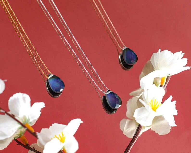 Özel Duygu His Taşı Kolyesi - Swaroza