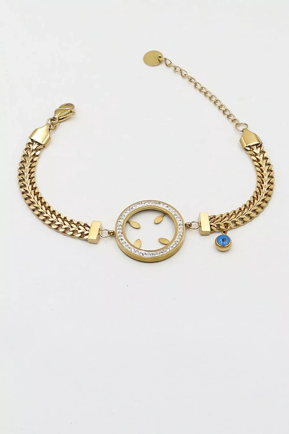 Çeyrek Takmalı Boş Gold Altın Kaplama Bileklik - Swaroza