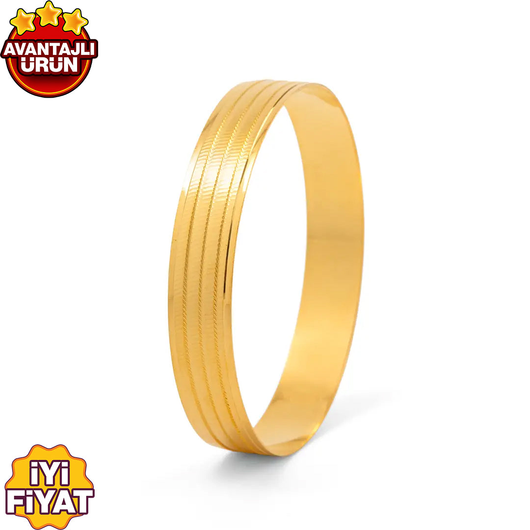 Trabzon Hasır Bilezik 22 Ayar Altın Kaplama