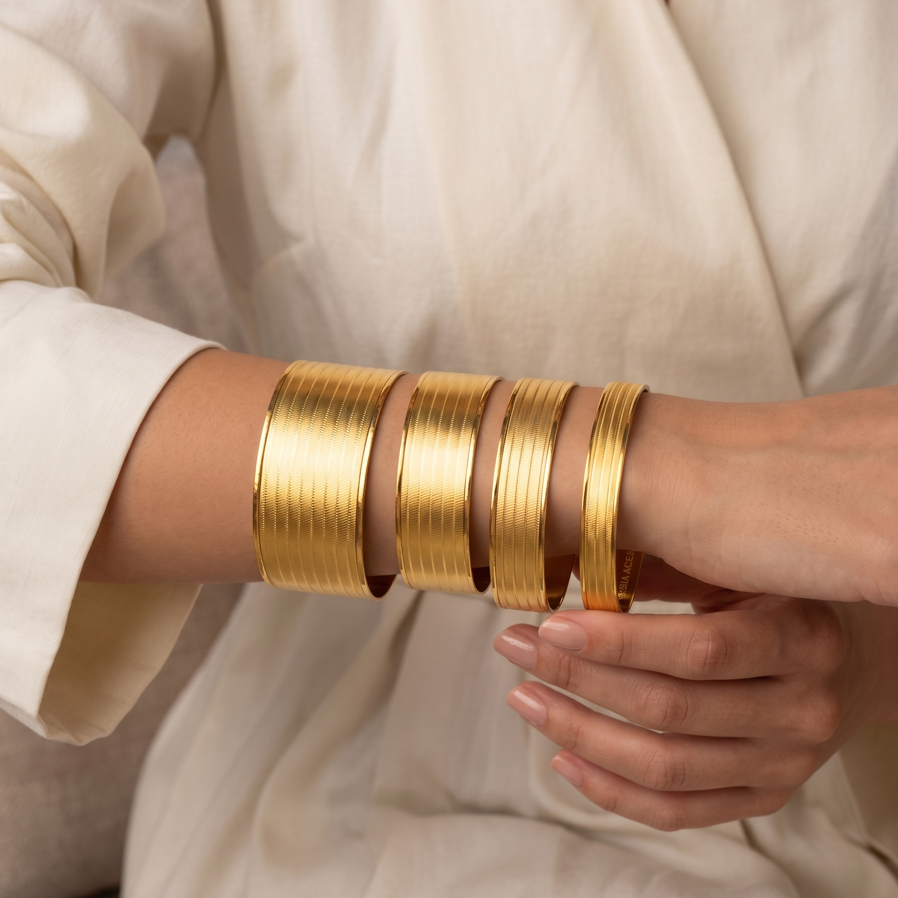 Trabzon Hasır Bilezik 22 Ayar Altın Kaplama