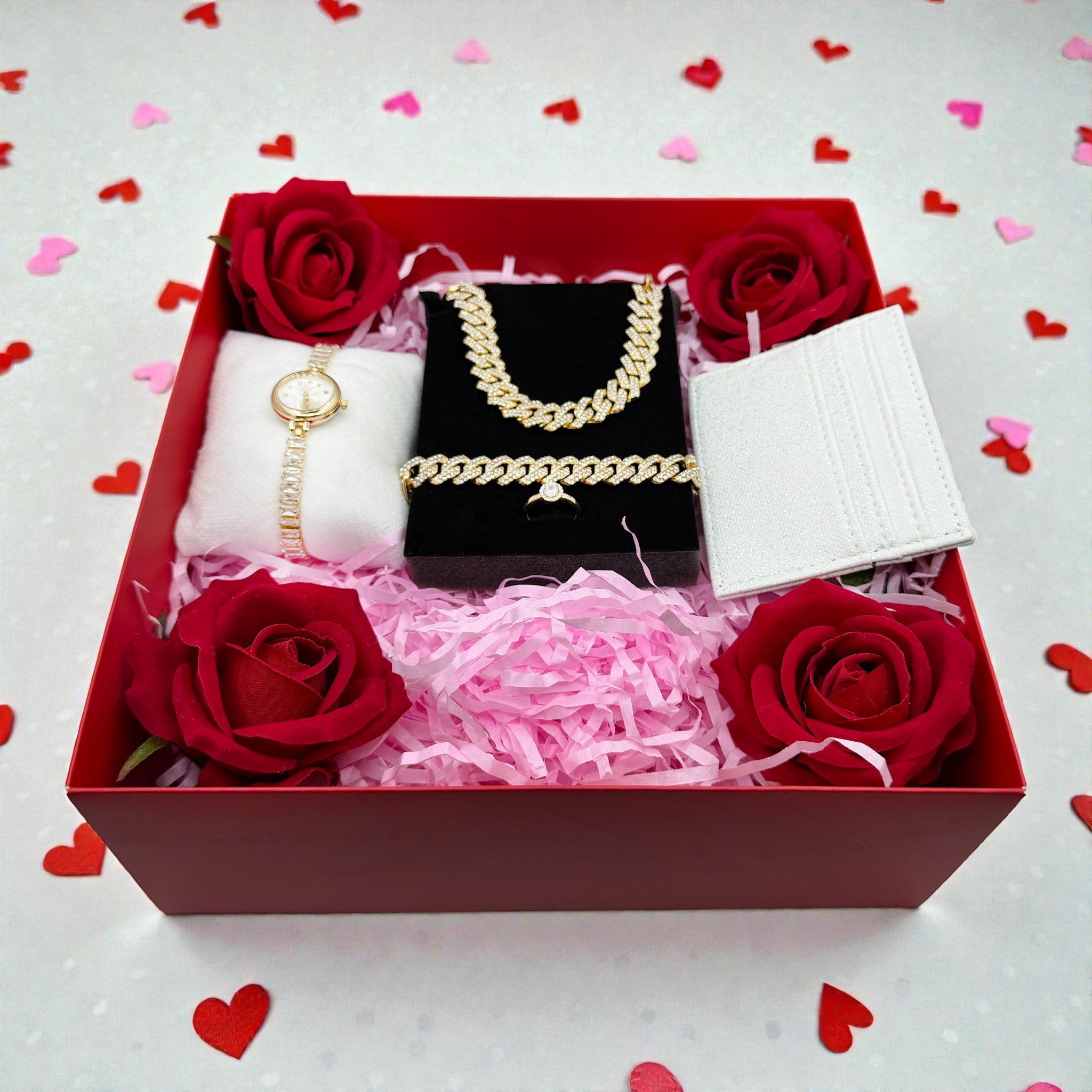 5’li Lüks Gold Chain Aşk Seti