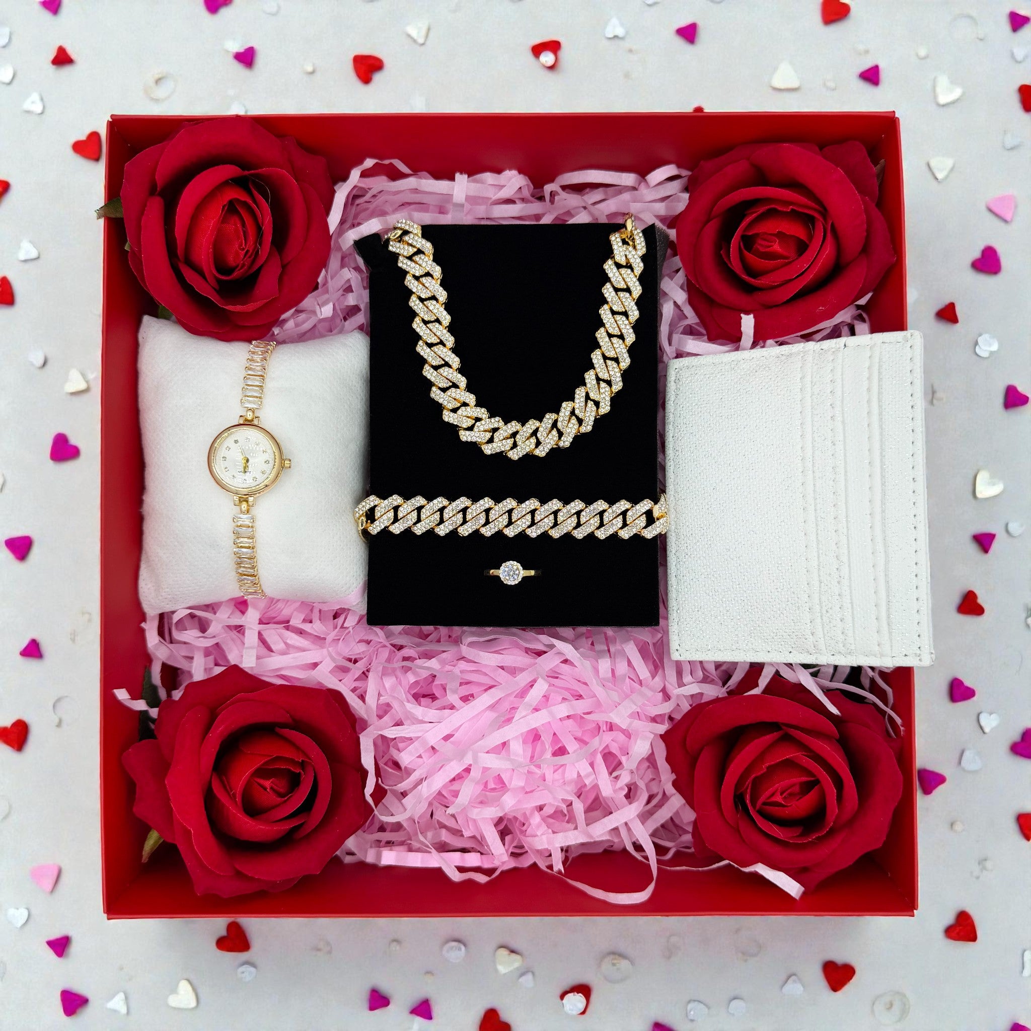 5’li Lüks Gold Chain Aşk Seti